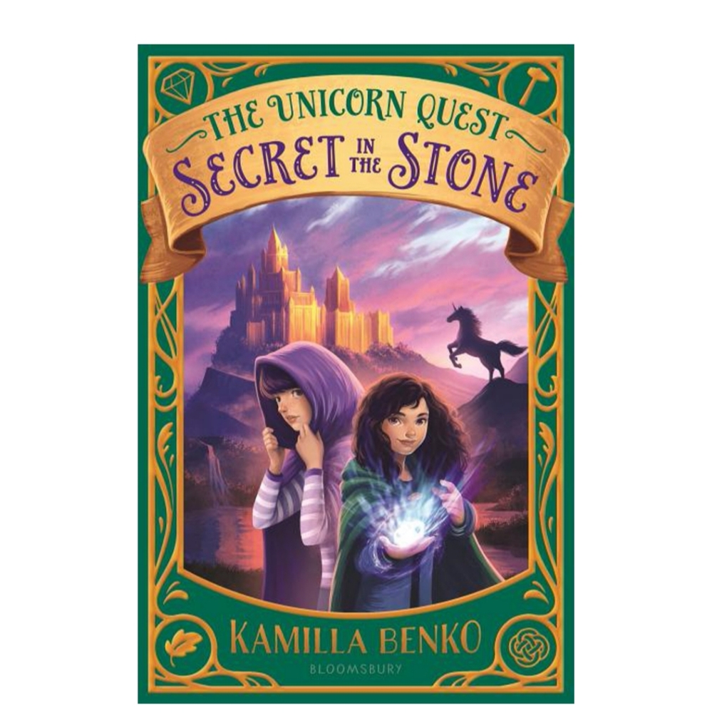 The unicorn quest secret in the Stone kamilla Benko (hard cover)